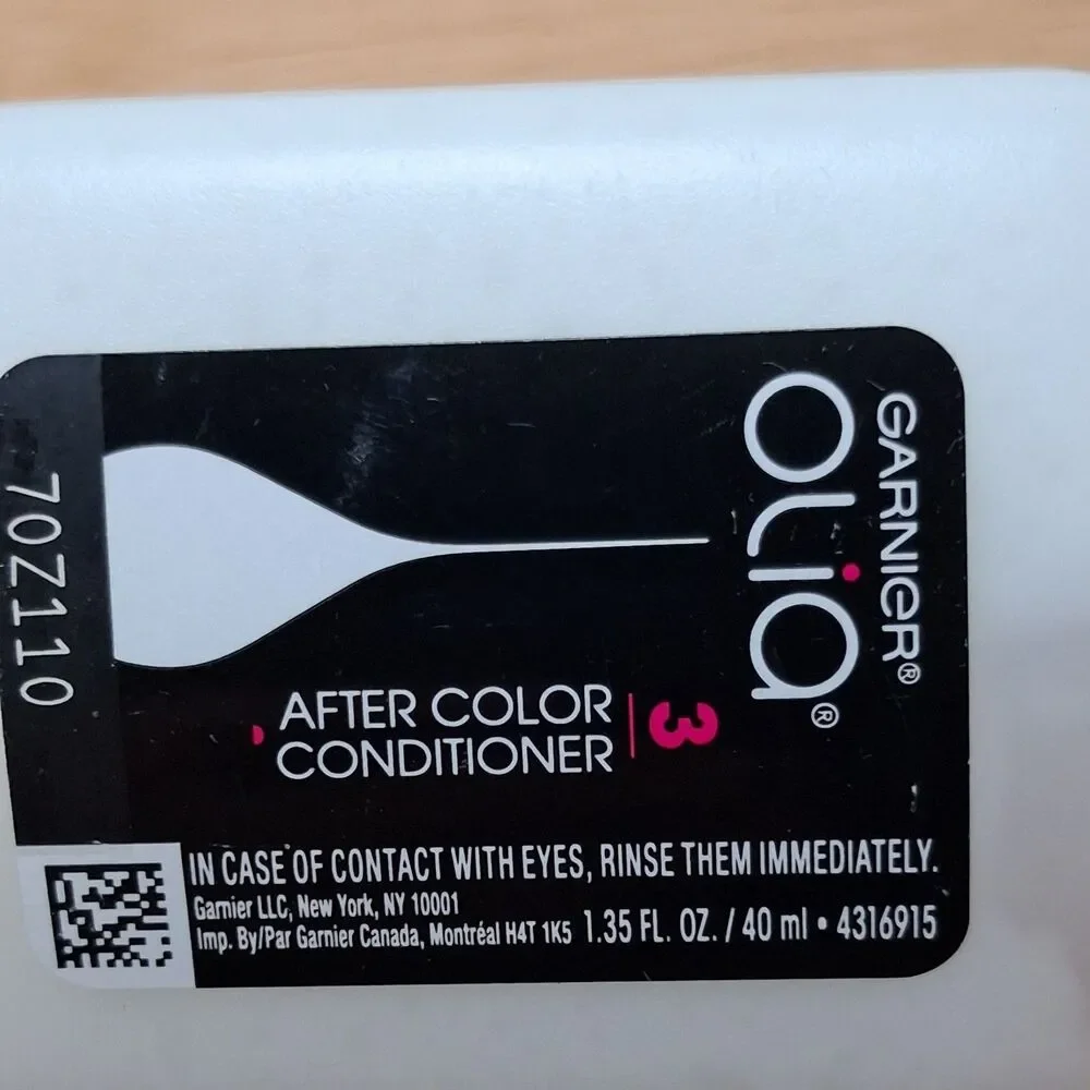 Lot Of 4 Garnier Olia After Color Conditioner 1.35 Fl Oz 40 ml Hair Dyeing